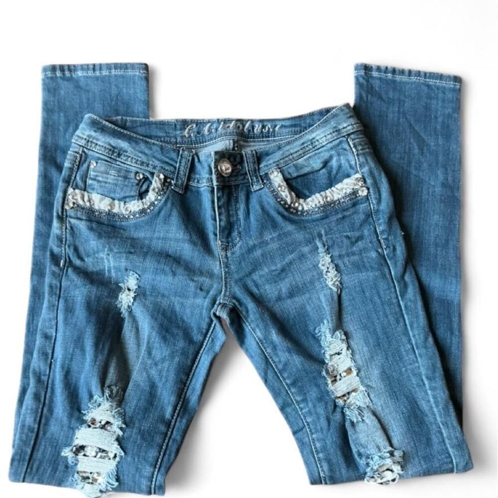 Unbranded Women's Blue and Navy Jeans